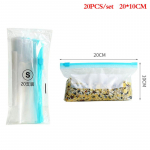 Pakendamine Kilekotid Toidu s&auml;ilitamine Korduvkasutatavad k&uuml;lmutatud v&otilde;ileivakotid 20PCS - 20*10CM