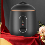 Kodu Mini Riisipliit Must V&auml;ike &Uuml;hiselamu Automaatne Riisipliit 1.2L Termiline Riisipliit Aurutuspoti voodriga