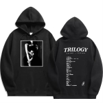 The Weeknd XO Albumid Prindiga Huppar Unisex Softstyle Vintage Hip Hop R&otilde;ivad Hupparid Meeste Mood &Uuml;legabariidilised Pulloverid Huppar S black
