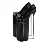 Suurused K&otilde;rged Kontsad Kingad 35-46 Uus Stiletto Metallist &Otilde;huke 30CM K&otilde;rge Kontsaga Stiletto 20CM Platvorm Pole Dance Kingad 35 must
