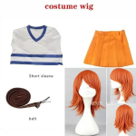 Anime Nami Cosplay Kost&uuml;&uuml;m Anime Halloweeni Cos Jaapani &Uuml;htne Riietus Rolli M&auml;ngimine Uudsus Naiste Riidesse Panemine Karneval Nami Kleit S orange