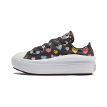 Converse Chuck Taylor All Star Move Low PS Always On Hearts Laste tossud Must Tormituul Valge 371591C 29