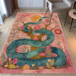 Ameerika stiilis madu mustriga vaip Elutuba Taimede kaunistus Magamistuba Suure pindalaga vaibad Garderoob Vannituba Libisemiskindel p&otilde;randamatt 80x120cm