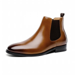 Mood 2024 Uued Meeste Chelsea Saapad Ehtne Nahk Pahkluusaapad Meeste Formaalne Kleits&uuml;gis Kingad Retro Botas Zapatos De Hombre Chaussure Homme 39