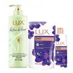 LUX Freesia Shampoo & Lotus Body Wash Combo Set