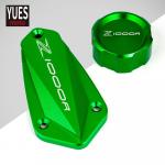Mootorrattatarvikud Alumiiniumist Eesmise ja Tagumise Pidurivedeliku Silindri Peasilindri Reservuaari Katte Kork KAWASAKI Z1000R Z1000 2017- jaoks Rear Cover Black