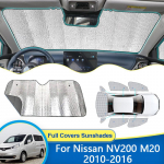 Aknakiled Nissan NV200 Evalia Vanette Chevrolet City Express M20 2010~2016 P&auml;ikesesirmid P&auml;ikesesirmid Esiklaasid Kardinad Rear Widow 4pcs