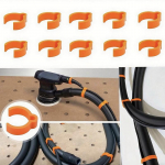 10tk Festooli tarvikuid Festool CT tolmueemaldajale Plug-it kaabli jaoks D27 voolikuklambritega oranž