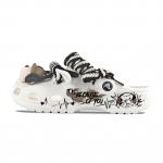 Crocs Crush Clog EVA K&otilde;rvaklapid Koer Dekoratiivne Pandla K&auml;sitsi Maalitud Graffitif&auml;&auml;riline Vabaaja Mood Mitmek&uuml;lgne Augudega Kingad Unisex Valge 43-44 valge