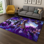 3D F-Fortnite m&auml;ngu koomiksivaip magamistoa, elutoa, diivani, uksemati, kodu kaunistamiseks, laste m&auml;nguala vaip, libisemiskindel, j&otilde;ulukink 80x120cm