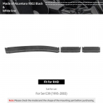 For BMW E39 Series 5 Made of Alcantara Dashboard Panel Trim Strip trument Performance Sticker Car Interior Tuning Accessories Orange LHD