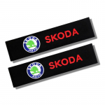 Car suit Soft Pillow set Car Neck Pillow&Seat belt pad Protector For Skoda Octavia FABIA YETI KAMIQ KODIAQ SUPERB RAPID pad 2pcs