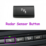 LHD RHD E70 E71 E72 Autotarvikud Parkimisradari anduri l&uuml;liti nupu katte vahetus BMW X5 X6 6131938 2007-2013 jaoks Radar Sensor Button