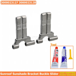 1 paar Citroen C4 Picasso katuseluugi p&auml;ikesesirmikule kinnituspandla liugur Metall 3000023127 3000023128