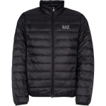 Emporio Armani EA7 &Uuml;hev&auml;rviline logoga lukuga pikkade varrukatega jakk Meeste jakid S&uuml;simust 8NPB23-PNGPZ-1200 M black