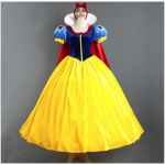 T&auml;iskasvanute Lumivalgekese kleit lavapresentatsiooni cosplay riided, sealhulgas keep, seelik, toetus S