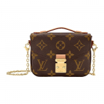 Louis Vuitton Micro Metis Klassikaline Monogramm L&otilde;uend Nahast Ketiga K&auml;ekott Naiste &Otilde;lakott Pruun M81267 Basic Set (Bag+Dust Bag)
