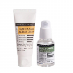 DERMA FACTORY Niatsiinamiidi 20% seerum 30 ml + Traneksaamhappe 6% kreem 30 ml &ndash; Heledust andev ja tumedaid laike korrigeeriv komplekt