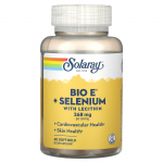 Solaray, Bio E + seleen, letsitiin, 60 pehmet kapslit