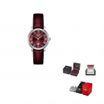 TISSOT Kason Zen I Kollektsioon Kvartsmehhanismiga Naiste K&auml;ekell 30mm Punane Ketas Roostevabast Terasest Korpus T122.210.16.373.00 Regular Watch Box