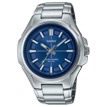 CASIO 50m veekindel p&auml;ikesetoitega liikumine roostevabast terasest rihmaga k&auml;ekell Meeste kellad Sinine sihverplaat MTP-RS100D-2AV Blue Dial