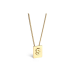 Celine S-t&auml;hega messingist kaelakee Unisex kaelakee 46N0S6BRA-35OR Basic Packaging-Dust Bag+Box,F,Gold