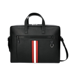Bally logo nahast portfell K&auml;eshoitav Crossbody &Otilde;lakott Meeste kotid Punane 6301976 Basic Set (Bag+Dust Bag)