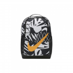 Nike Vabaaja Spordirucksack Suure Logotr&uuml;kiga Pol&uuml;ester Unisex Seljakott Must Valge DV6143-010 Black White