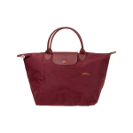 Longchamp Le Pliage L&uuml;hikese k&auml;epidemega Kokkupandav Nahast Pelmeenikott T&otilde;mblukuga &otilde;lakott Keskmine Naiste kotid Veinipunane 1623619209 Maroon brown