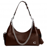 Coach Taskuga Juliet 30 L&auml;ikiv Nahast Mootorratta &Otilde;lakott Naiste &otilde;lakott H&otilde;bedane Pruun CAM20-LHMPL Basic Set (Bag+Dust Bag)