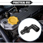 PCV Klapp &Uuml;hilduv Mazda 3 2007-2012 jaoks, Mazda CX-7 2007-2012 jaoks, Vastupidav Plastik Must Heitgaasi Positiivne Karteri Ventilatsiooni Klapi Liitmikud