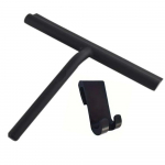 Vannitoa du&scaron;i kaabits majapidamisklaasi klaasipuhasti akna peegel silikoonist kaabits du&scaron;iuksed rippuvad kaabitsa hoidiku puhastust&ouml;&ouml;riist must