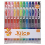 PILOT Juice kuulikaliatsiga pliiatsikomplekt, 0,38 mm, 12 v&auml;rvi (LJU120UF12C)
