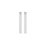 Swarovski kolmerealine kristallist unisex-ehe 5293087 Silver