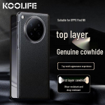 KOOLIFE Ehtne Nahast Klapp&uuml;mbris OPPO Find N6 jaoks