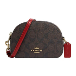 Coach Serena 17 Klassikaline Monogramm T&otilde;mblukuga &Otilde;lakott Naiste &Otilde;lakott Pruun 2628-IMRVQ Basic Set (Bag+Dust Bag)