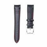 K&otilde;verdatud K&auml;ev&otilde;ru 21mm Hingav Nahk Seiko Watch Strap Sportura Series Barcelona SNAE SNP SRG SUN SPC089 SSC Watchband jaoks 21mm width black