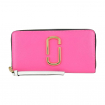 Marc Jacobs kuldse logoga nahast rahakott Unisex rahakott roosakas-roosa M0013352-951 Basic Set (Bag+Dust Bag)