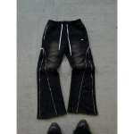Streetwear Kotid Vabaaja P&uuml;ksid Y2K Retro T&otilde;mblukuga Kaunistus Treeningp&uuml;ksid P&uuml;ksid Mehed Naised Harajuku Hip Hop T&auml;ht Jooksup&uuml;ksid M black