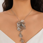Ingemark Romantiline Lille&otilde;ielehe Tutiga Ripatsiga Choker Kaelakee Naistele Pulmad Pruut Elegantne Rinnakett Kaelakee Ehted Aksessuaarid