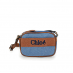Chloe T&auml;helogo Reguleeritav &Otilde;larihm Puuvillane Crossbody Kott Tavaline Lapsed Lastekotid Sinine C20276-Z10 Basic Set (Bag+Dust Bag)
