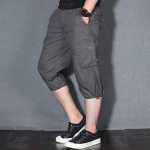 Ummer Pure Cotton Cargo Shorts Meeste vabaaja mitme taskuga Capri p&uuml;ksid T&ouml;&ouml;riided Kuumad p&otilde;lvp&uuml;ksid Veniv v&ouml;&ouml;koht k&auml;rbitud l&uuml;hikesed p&uuml;ksid M
