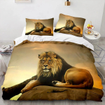 Loom Kujundusega Voodipesukomplekt Lahe Loom Voodipesu Kodu Dekor &Uuml;hekohaline Kahekohaline Twin Suurus Poistele T&uuml;drukutele Lastele T&auml;iskasvanutele L&otilde;vi Tekikotikomplekt 135x200cm