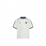 Adidas Originals SS26 V&auml;rviplokk &Uuml;mmarguse kaelusega Mugav T-s&auml;rk Meeste pealisr&otilde;ivad KY2196 S