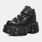 2026 Uued Retro Paksude Taldadega Kingad Metallist K&otilde;rge S&auml;&auml;rega Kingad Paksude Taldadega Ehtsad Nahast Kingad Punk Platvormtalla Stiilis Kingad Naistele 39 black