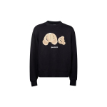 Palm Angels Karumotiiviga &Uuml;mmarguse Kaelusega Dressipluus 'Must' Meeste PMBA026C99FLE0021060 XL