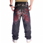 Laiad Baggy teksad Hiphop Rula Denim P&uuml;ksid T&auml;navatants Hip Hop R&auml;pp Meeste Mustad P&uuml;ksid 30