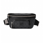 Gucci v&ouml;&ouml;kotid GG Retro kulunud retro presb&uuml;oopia logo mitmek&uuml;lgne l&otilde;uendi ja nahast &otilde;la crossbody kott 90cm p&otilde;hiline kott (kott + tolmukott) must