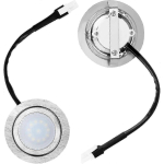 2 tk alalisvoolu 12V LED s&uuml;vistatavat asenduspirni roostevabast terasest k&ouml;&ouml;gikubu jaoks