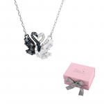 Swarovski Luige Ripatsiga Kaelakee F-Pink bow gift box h&otilde;be